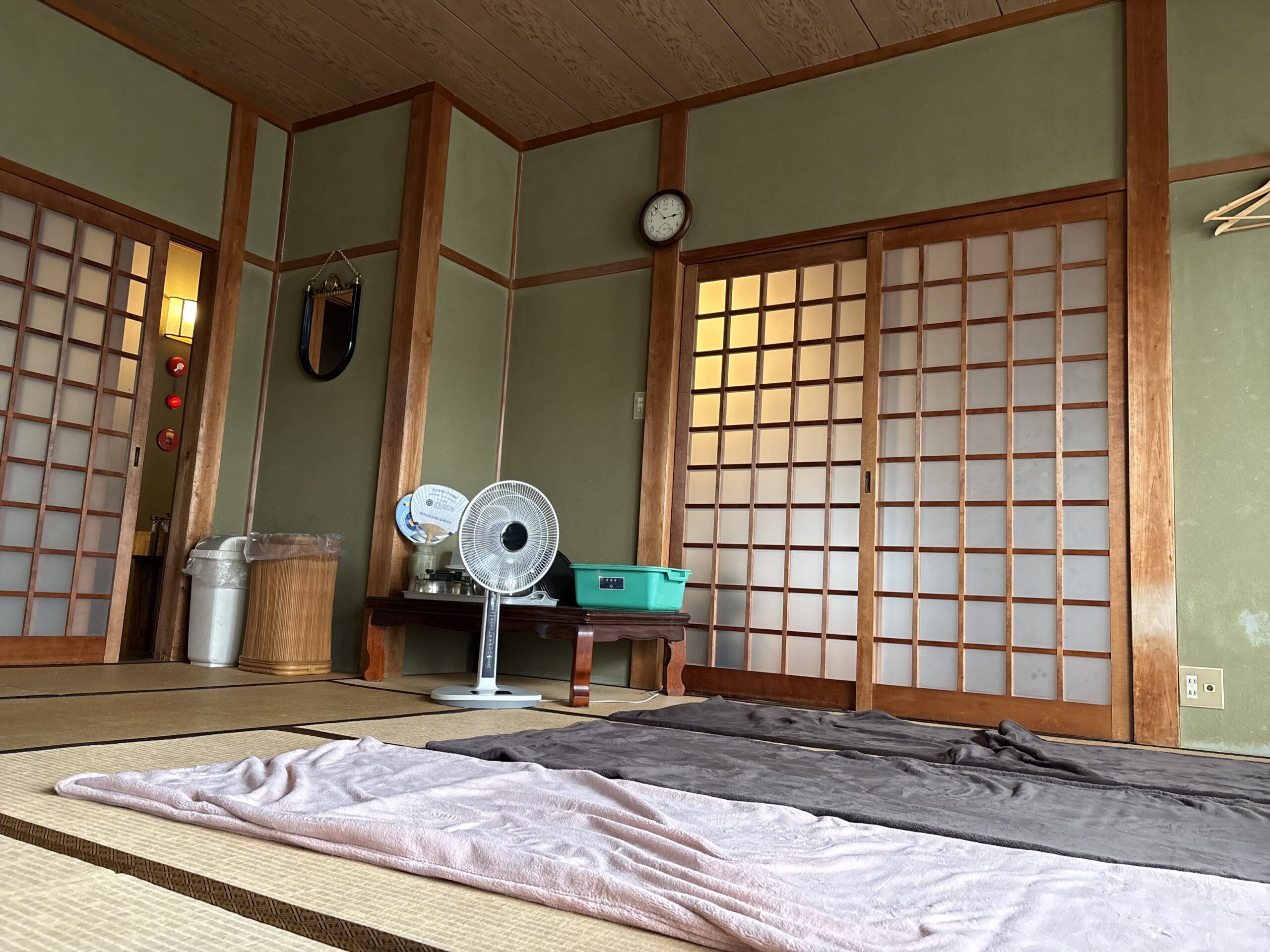 田辺温熱保養所の休憩室