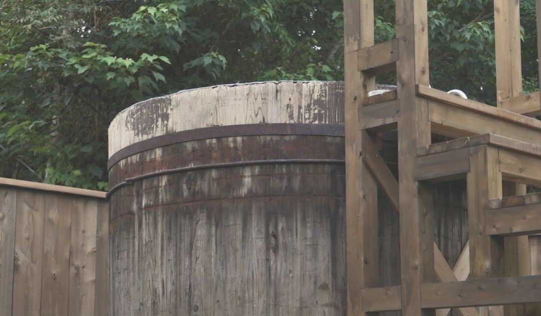 SAUNA NAYAの味噌樽を使った水風呂