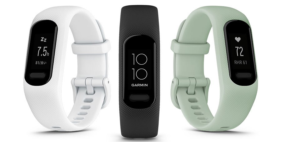 Garmin vívosmart 5(ホワイト・ブラック・ミント)