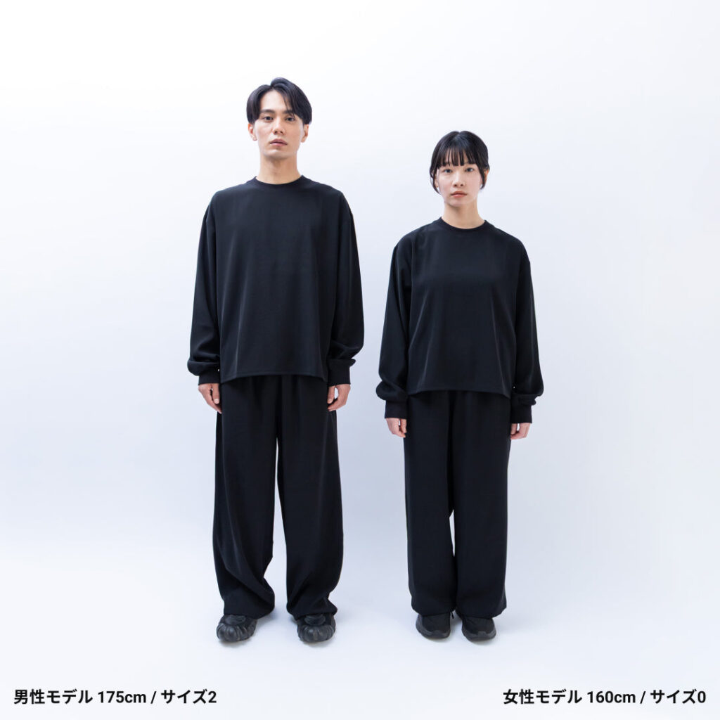 SAUNA DAY SETUP 着用イメージ(男性175cmサイズ2・女性160cmサイズ0)